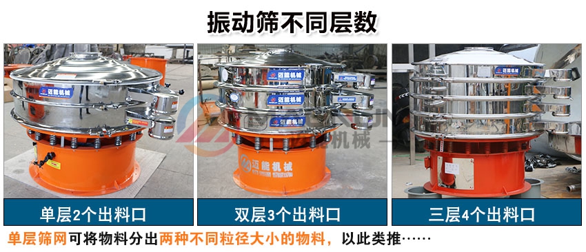  果寡糖糖浆原料振动筛层数选择