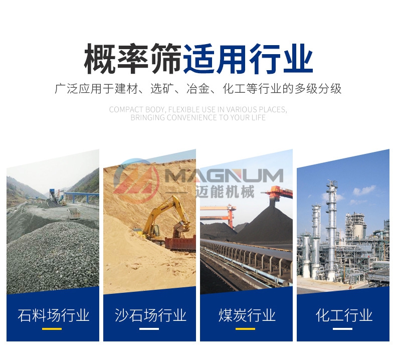 干粉砂浆概率筛适用行业